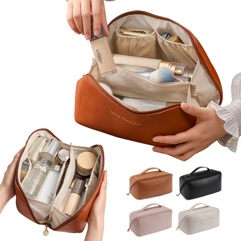 Luxury Skincare Containers - 여성용 고급 화장품 정리함, 세면도구 가방,