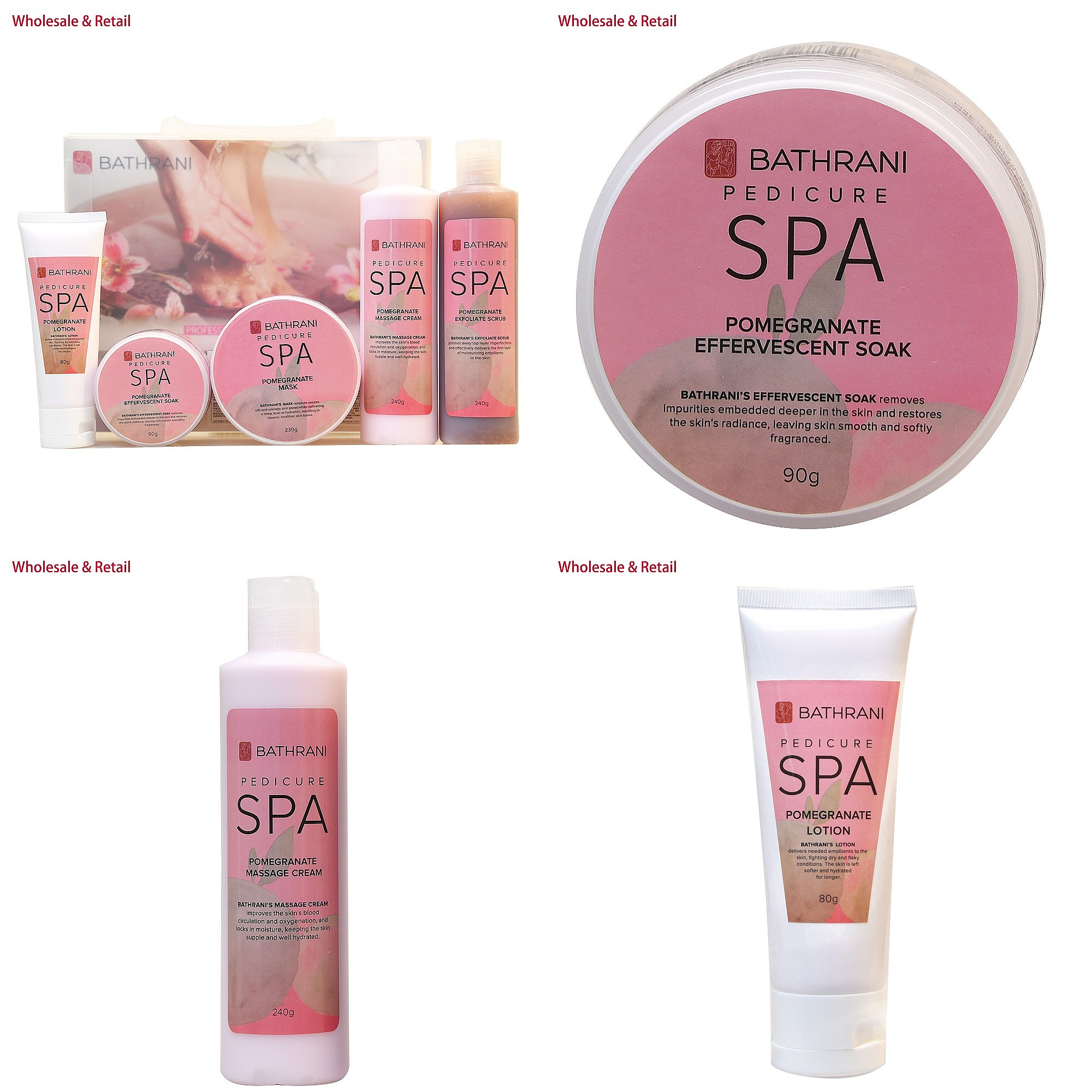 Luxury Skincare Box - 스파 페디큐어 키트 5단계 발 피부