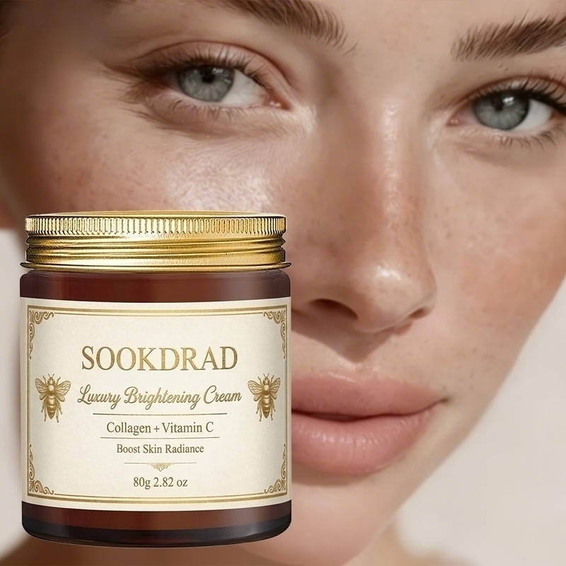 Skincare Luxury Whitening - 럭셔리 브라이트닝 크림, 콜라겐+비타민 C, 데일리