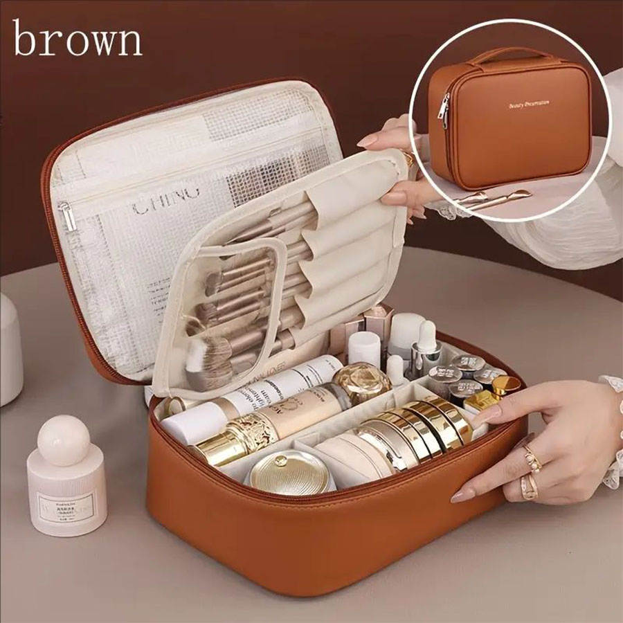 Luxury Skincare Containers - 새로운 여성용 화장품 가방 휴대용 보관