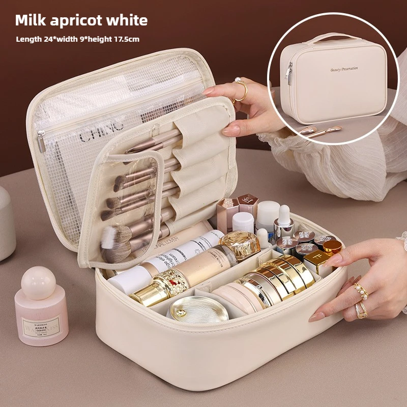 Luxury Skincare Containers - 새로운 여성용 대용량 화장품 가방 휴대용