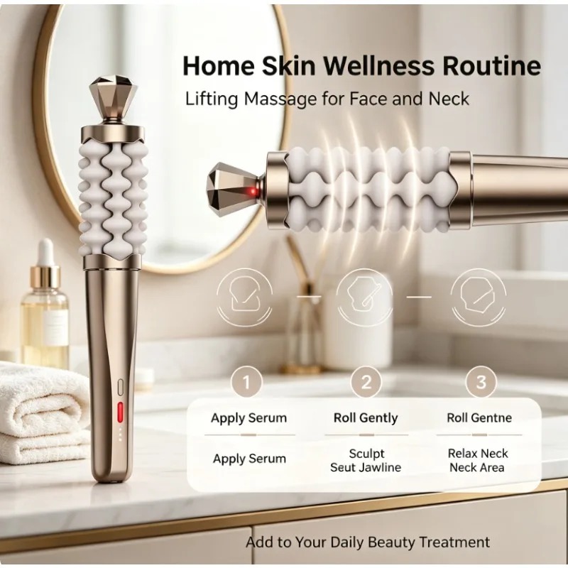 럭셔리 프리미엄 페이셜 넥 마사지기, 가정용 피부 웰니 - Luxury Skincare Treatments 리뷰 및 가격