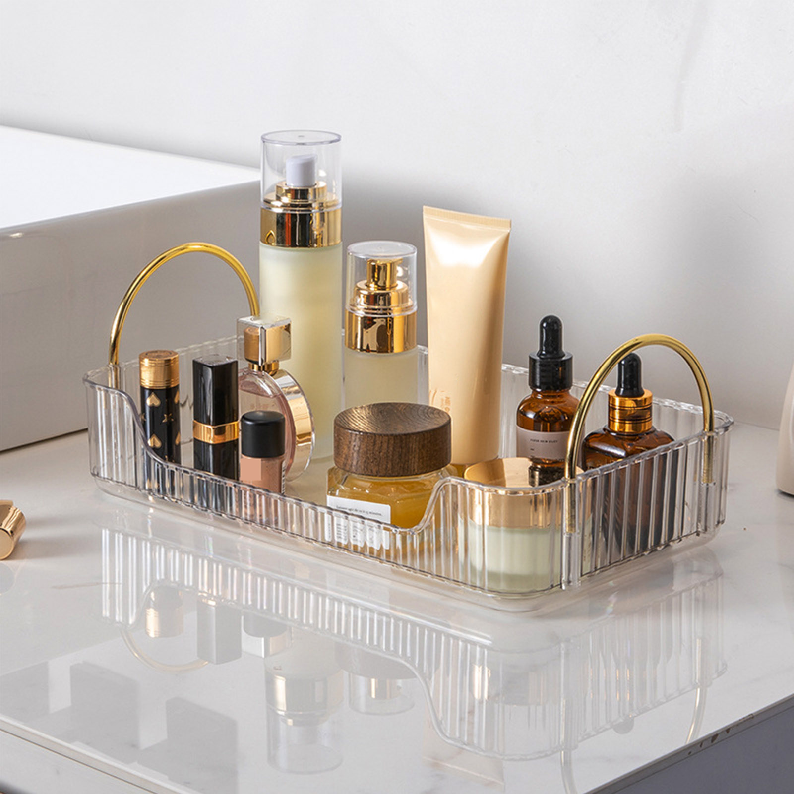 욕실 정리대 고급 아크릴 보관함 쥬얼리 화장품 메이크업 - Luxury Skincare Box 리뷰 및 가격