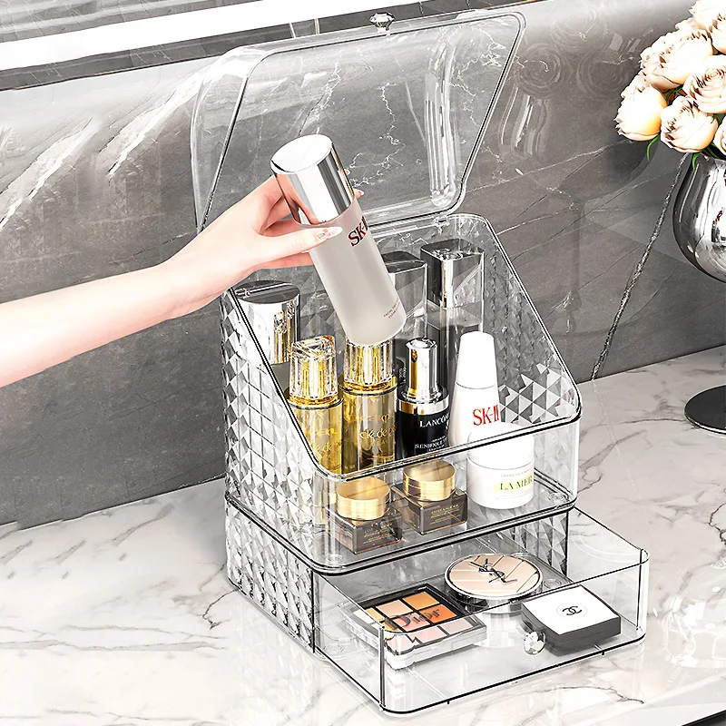 시니어 라이트 센스 럭셔리 데스크탑 메이크업 박스, 투 - Luxury Skincare Containers 리뷰 및 가격