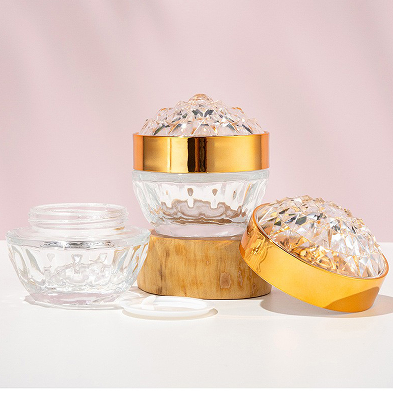 럭셔리 다이아몬드 50g 유리 페이스 크림 용기 뚜껑  - Luxury Skincare Containers 리뷰 및 가격