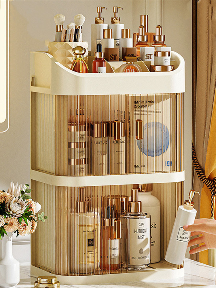 화장품 보관함, 데스크탑 메이크업 정리함, 방진 럭셔리 - Luxury Skincare Containers 리뷰 및 가격