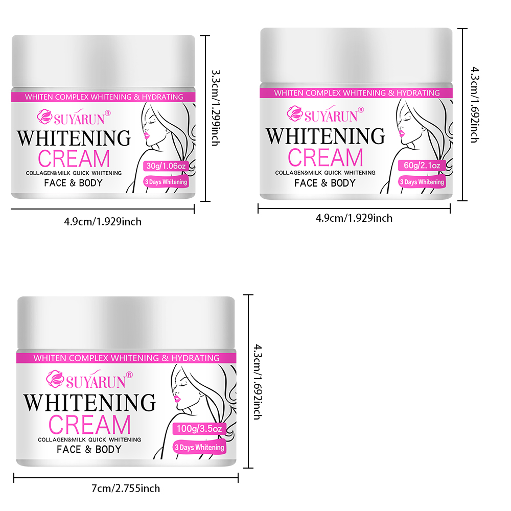 수야룬 크리스마스 선물 브라이트닝 크림-미백 보습제,  - Skincare Luxury Whitening 리뷰 및 가격