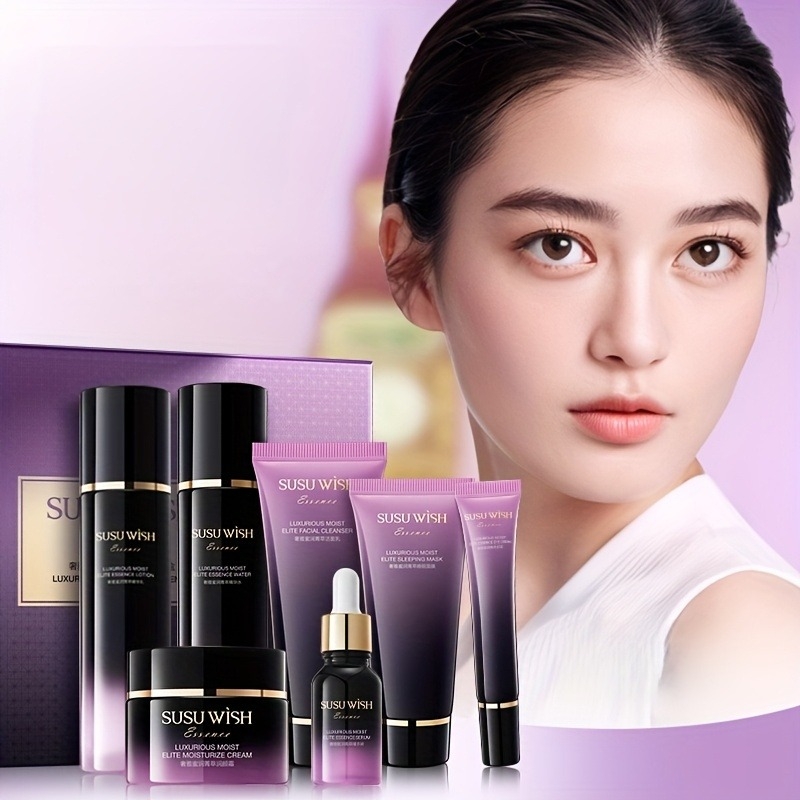고급스럽고 우아한 9종 보습 에센스 세트, 클렌징 밀크 - Luxury Skincare Gift Set 리뷰 및 가격