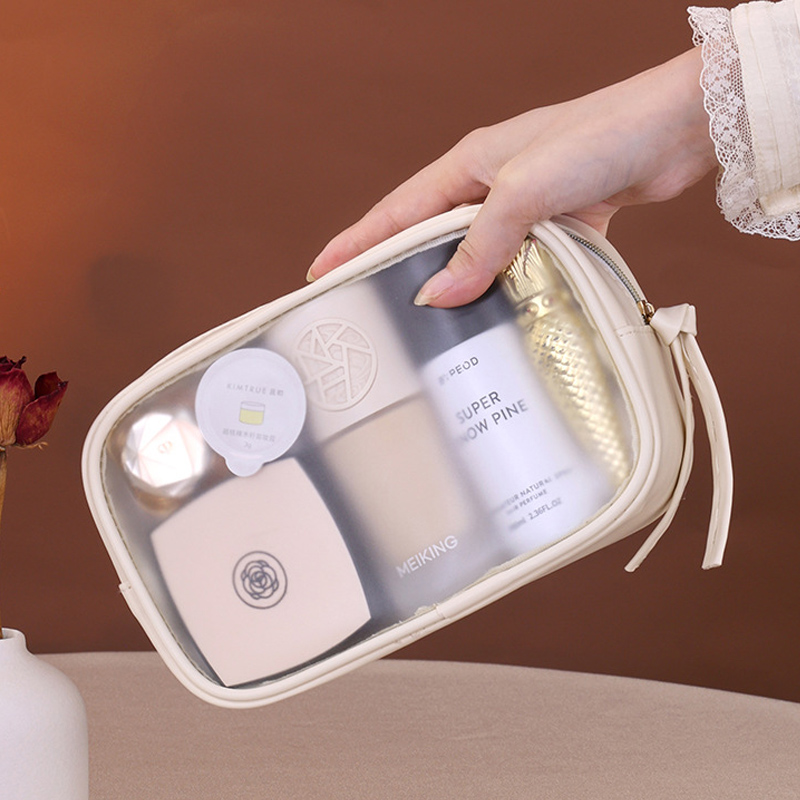 PVC 무광 반투명 화장품 가방 - 대용량 고급 메이크 - Luxury Skincare Box 리뷰 및 가격