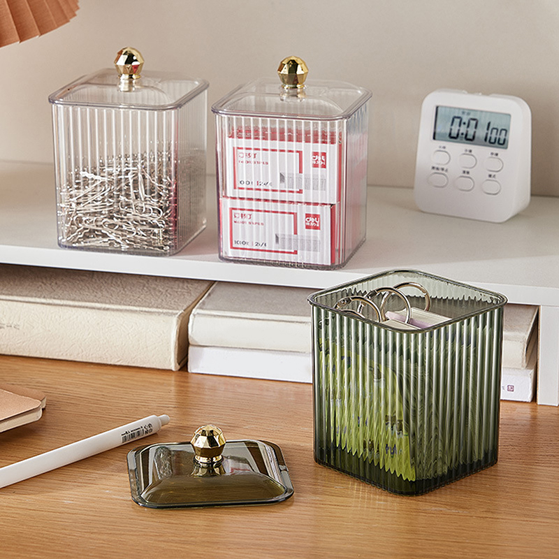 라이트 럭셔리 클리어 면봉 보관 상자 립스틱 화장품 용 - Luxury Skincare Containers 리뷰 및 가격