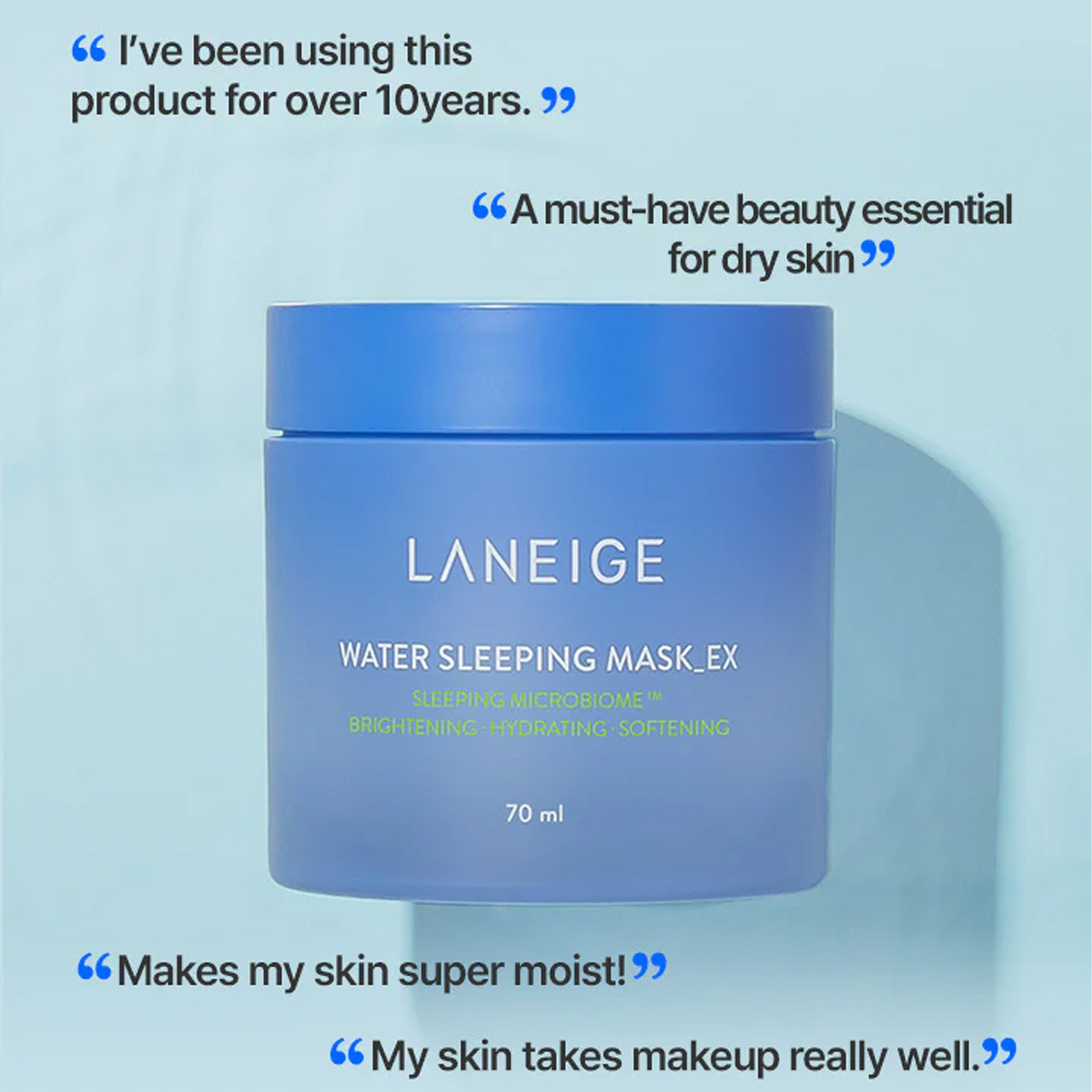 라네즈 워터 슬리핑 마스크 70ml, 오버나이트 수분  - Luxury Skincare Treatments 리뷰 및 가격