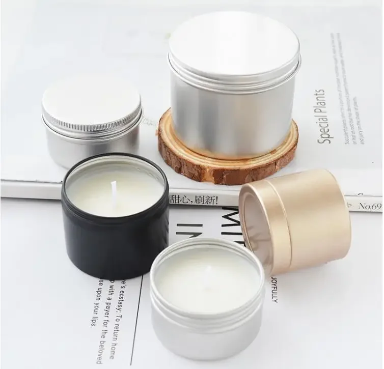 고급 캔들 용기(뚜껑 포함) 대량 원형 캔들 컨테이너  - Luxury Skincare Containers 리뷰 및 가격
