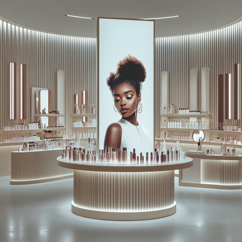 맞춤형 고급 모던 맞춤형 스킨케어 화장품 진열장 뷰티  - Luxury Skincare Design 리뷰 및 가격