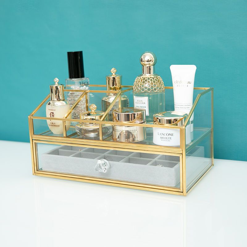 노르딕 라이트 럭셔리 유리 화장품 보관함 드레서 데스크 - Luxury Skincare Box 리뷰 및 가격