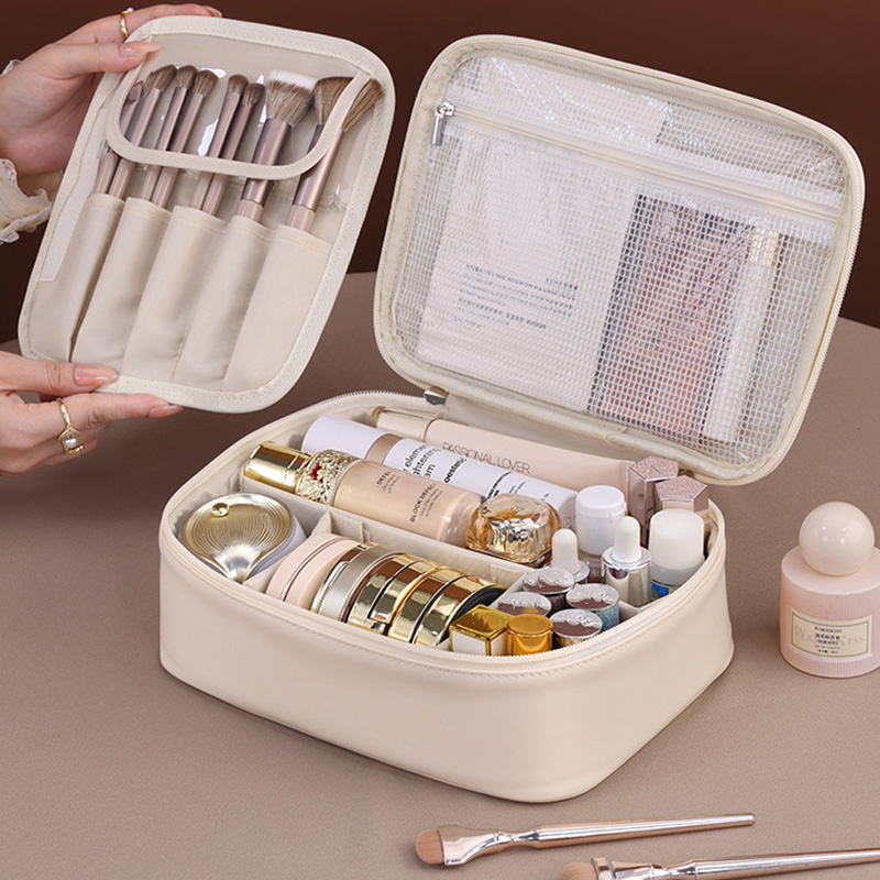 도매 PU 대용량 토트 메이크업 가방 여행 주최자 To - Luxury Skincare Containers 리뷰 및 가격